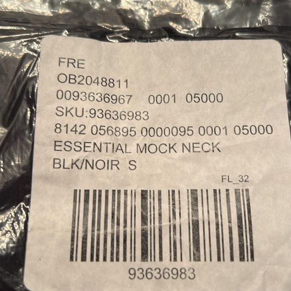 NWT Free People Dress Good Feels Mockneck Midi In Black Size Small - Picture 5 of 6